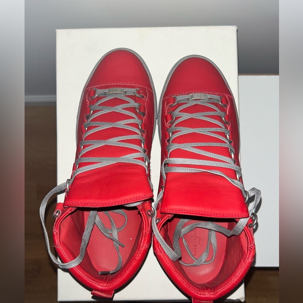 Balenciaga Arena Sneaker in Rouge Grenade size 9.5
